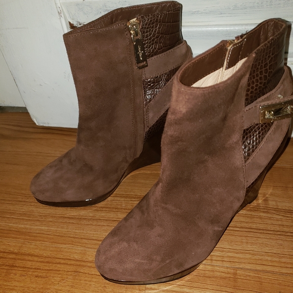 Cole Haan Suede Wedges - Picture 2 of 5
